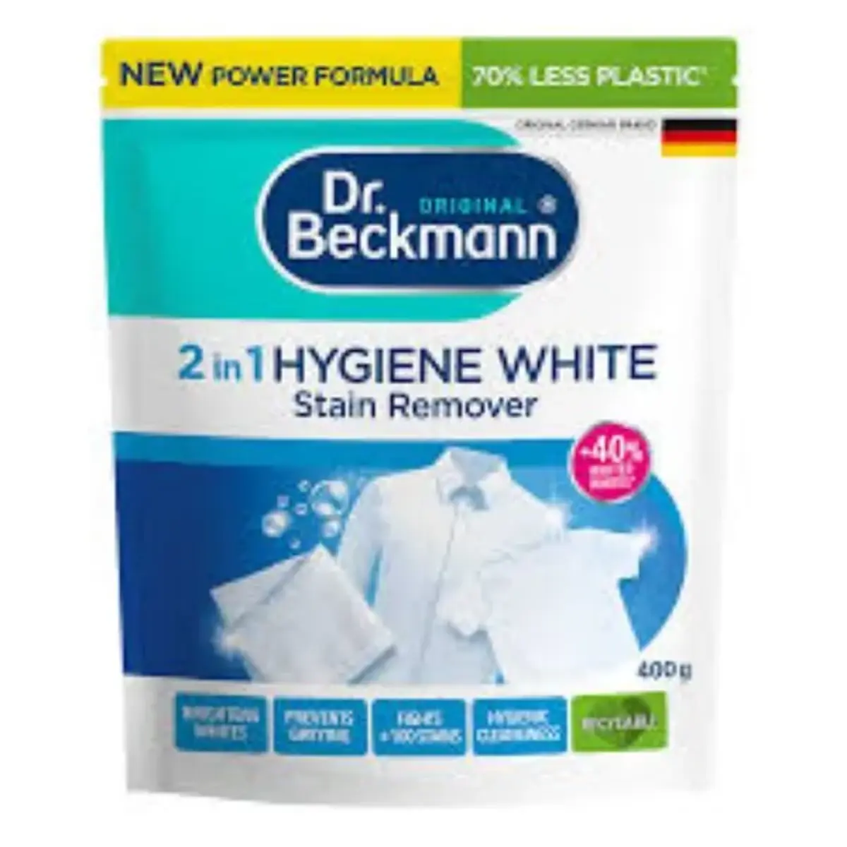 Dr Beckmann 2 In 1 Hygiene White Stain Remover 400G